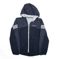 Adidas Mädchen Neo Label Hearts Sport Regenjacke blau gefleckt L