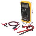 KS TOOLS Digital Multimeter inkl. Prüfspitzen und Krokodilklemmen