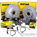 TEXTAR BREMSSCHEIBEN + BELÄGE VORNE+HINTEN passend für BMW X1 E84 nur sDrive/2WD