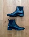 Geox Chelsea Boots Stiefelette Leder schwarz Gr.39,5