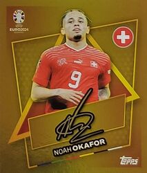 Topps EM 24 UEFA EURO 2024 Germany - Gold Signature- SP - Sticker-Auswahl/Choose