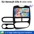 10" Autoradio Für Renault Clio 4 2012~16 Android13 Navi GPS CarPlay DAB+128G SWC