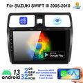 Android 13 Autoradio 10.1" IPS GPS RDS Navi Für SUZUKI SWIFT III 05-10 Bluetooth