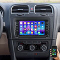 1+32G 7" Autoradio Android13 GPS für 2 DIN VW Golf 5 6 Passat Touran Polo Tiguan