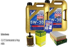 INSPEKTIONSKIT FILTER LIQUI MOLY ÖL 10L 5W-30 für VW Touareg 7LA 7L6 7L7 2.5