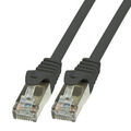 15m CAT.6 Patchkabel Netzwerkkabel SFTP schwarz LAN Ethernet DSL RJ45 Kabel 