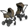 Silver Cross Wave 2 in 1 Einzel-/Doppelkinderwagen in Zedernfarbe - Brandneu verpackt