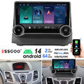 2+64G Android 14 Autoradio Carplay GPS Navi RDS WIFI Für Ford Fiesta MK6 2008-16