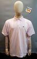 Hemd Lacoste Herren Vintage rosa Baumwolle Poloshirt Made in France Größe L