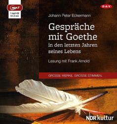 Gespräche mit Goethe in den letzten Jahren seines Lebens | Eckermann | Deutsch