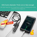 USB 2.0 A Stecker auf 2 Dual USB Buchse Y Splitter Hub Netzkabeladapter