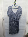 Gerry Weber ★ Kleid ★ Shirt ★ Jersey ★ Schlupf ★ blau weiß ★  Gr. 40