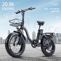 Elektrofahrrad 20 Zoll E-Bike E Mountainbike 48V 720WH Fatbike Herren E-Fahrrad