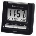 Hama Funkwecker Wecker Funkuhr DCF RC200 Digital LED Snooze Thermometer Schwarz