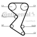 CONTINENTAL CTAM Zahnriemensatz CT1110K2 für PEUGEOT 206 2A 307 3A CC 3B EXPERT