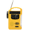 AM FM SW Multiband Handkurbel Solarradio Notradio Mit LED Taschenlampe New