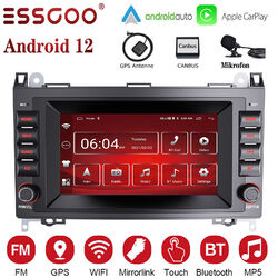 Android 12 Autoradio Carplay GPS Für Mercedes Benz A B Klasse W169 W245 W639 906