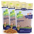 3 x 1 kg Mehlwürmer getrocknet Vogelfutter Fische Nager Reptilien Lyra Pet®