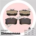 1x ORIGINAL® Zimmermann Bremsbelagsatz, Scheibenbremse Hinten passend für Opel