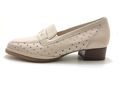 Semler Damen Halbschuh Slipper Comfortschuh Beige Gr. 37,5 (UK 4,5)