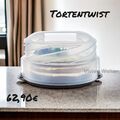 Tupperware Tortentwist Schwarz / Transparent für Kuchen Tortenbehälter NEU & OVP