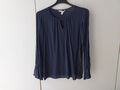 Bluse, Esprit,Langarm, blau, Gr 36