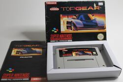 Super Nintendo SNES Top Gear mit OVP | Rarität | Acryl Case