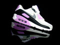 NIKE AIR MAX 90 WMNS Damen Sneaker Classic weiß/schwarz/grau/lila purple Gr.41