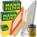 MANN FILTER INSPEKTIONSPAKET passend für OPEL CORSA D 1.0+1.2+1.4 60-90 PS