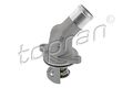 Thermostat Kühlmittel TOPRAN 112 243 für AUDI A6 A8 A4 mit Gehäuse Metallgehäuse