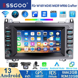 Für Mercedes A B Klasse W169 W245 W639 906 Android 12 DVR Carplay Autoradio NAVI