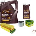 MANN Inspektionspaket 6 L MANNOL Energy Premium 5W-30 für Volvo 340-360 344