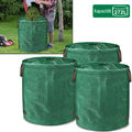 3er Faltbar Gartensack Rasensack Gartenabfallsack Rasen Blätter Laub Abfallsack