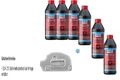 LIQUI MOLY DSG Getriebeöl 8100 6L MEYLE Getriebeölfilter für VW Touran 1.4 FSI