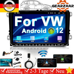 DAB+ 9'' Für VW GOLF 5 6 Passat Touran Polo Caddy Autoradio Android 12 GPS Navi