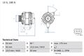 BOSCH Lichtmaschine Generator Lima 0 986 049 020 +68.84€ Pfand für OPEL CORSA