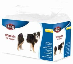 TRIXIE Windeln für Rüden M-L, 12 Stück 46-60 cm Hygiene nach Operationen