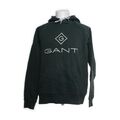 GANT, Kapuzenpullover, Größe: XL, Grün, Baumwolle/Polyester, Print, Sweat #BaQ