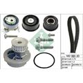 1x Wasserpumpe + Zahnriemensatz Schaeffler INA 530 0443 30 passend für OPEL