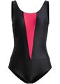 Shape Badeanzug Gr. 44 Schwarz/Pink Damen Bademode Schwimmanzug Einteiler Neu