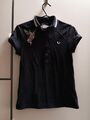 Fred Perry Polo Shirt Amy Winehouse Foundation Schwalbe 36 / 38 Schwarz