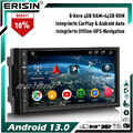 Android 13 64GB 8-Kern Doppel Din Autoradio GPS Navi DAB+ IPS WiFi CarPlay OBD2