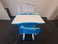 Kinderschreibtisch höhenverstellbar Jugendschreibtisch Schreibtisch mit Stuhl 