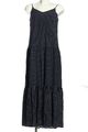 JAKE*S Volantkleid Damen Gr. DE 34 schwarz-hellgrau Casual-Look