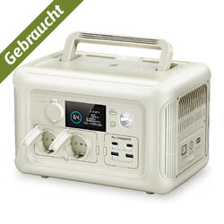 ALLPOWERS Tragbare Powerstation, 600W /299Wh LiFePO4 Batterie USV Solargenerator