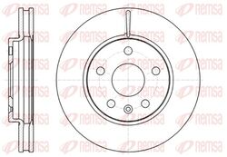 2x REMSA Bremsscheibe 61285.10 296mm für OPEL INSIGNIA Sports Tourer G09 Turbo