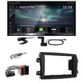 Kenwood DNX-5190DABS CarPlay Android Auto USB Einbauset für Fiat Ducato ab 2022