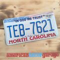 USA Nummernschild*US Kennzeichen*License plate *North Carolina In GOD we Trust*