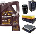 Ölwechsel Set 6L MANNOL Energy Combi LL 5W-30 Motoröl + SCT Filter KIT 10195433