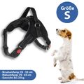 Hundegeschirr Hunde Brustgeschirr verstellbar Gr. S M L XL gepolstert Nylon refl